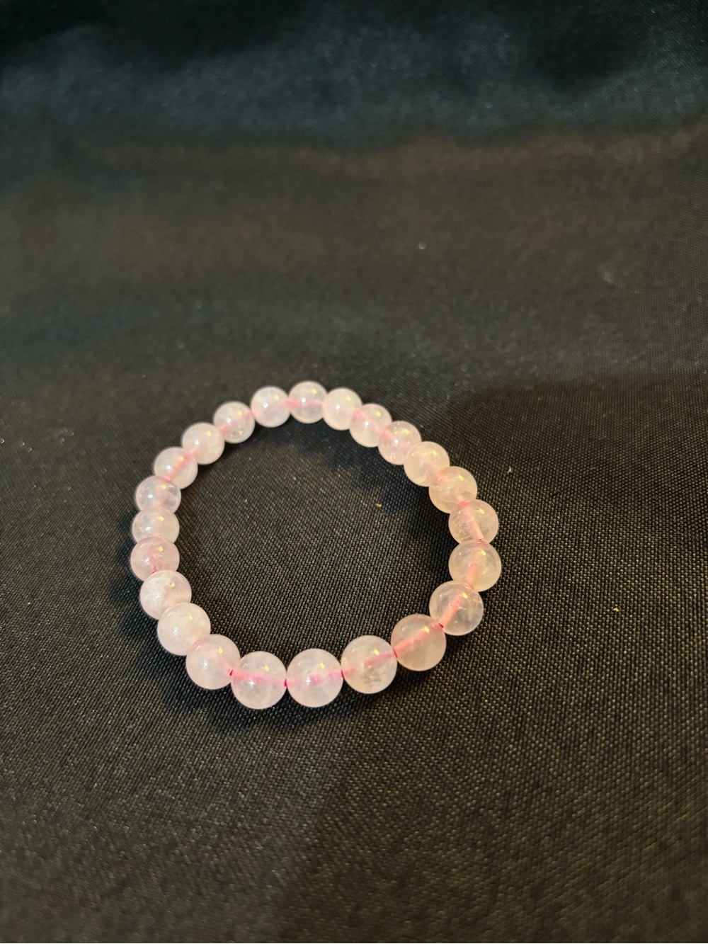 Pink Rose Quartz Beaded Stretch Bracelet - Women Jewelry